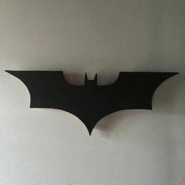 Creative 3D Bat Wall Lamp, RGB LED Decorative Night Light, Remote Control Game Room Bar Bedside Atmosphere Lamp Plug
