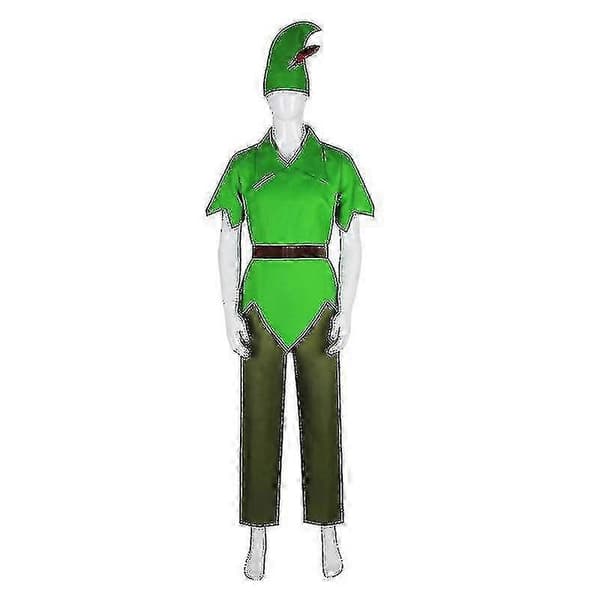 Aikuisten Peter Pan -asu, Halloween-asuste Men L