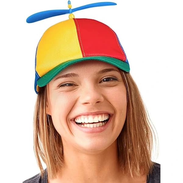 Fargerik propellhette - propellhette - helikopterhette - baseballhette