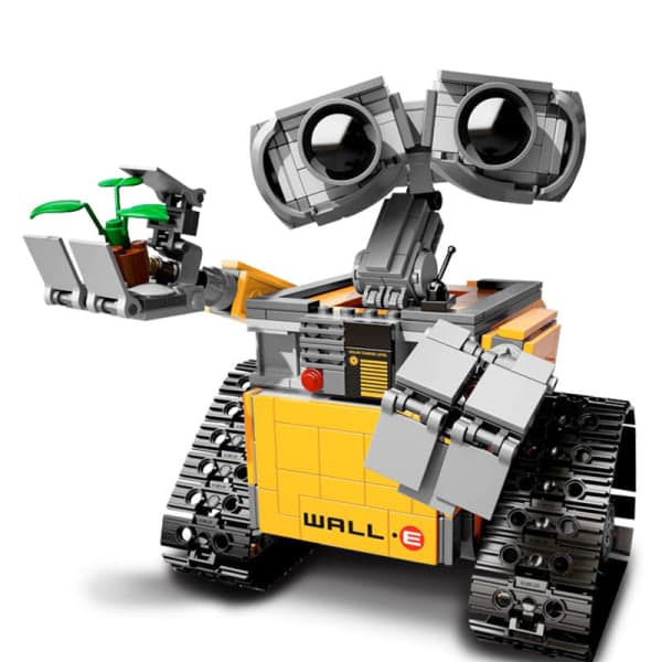 Robot små partikelpussel byggstenar gränsöverskridande fjärrkontroll barn programmering presentleksaker