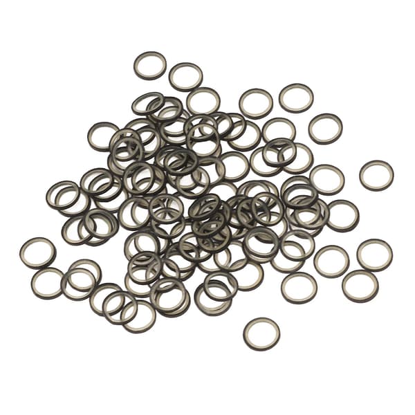 500 stk. ortodontiske elastikker, bærbare elastikker til tænder, elastikker til bøjler, kæledyrsskønhed, 6,35 mm, sort