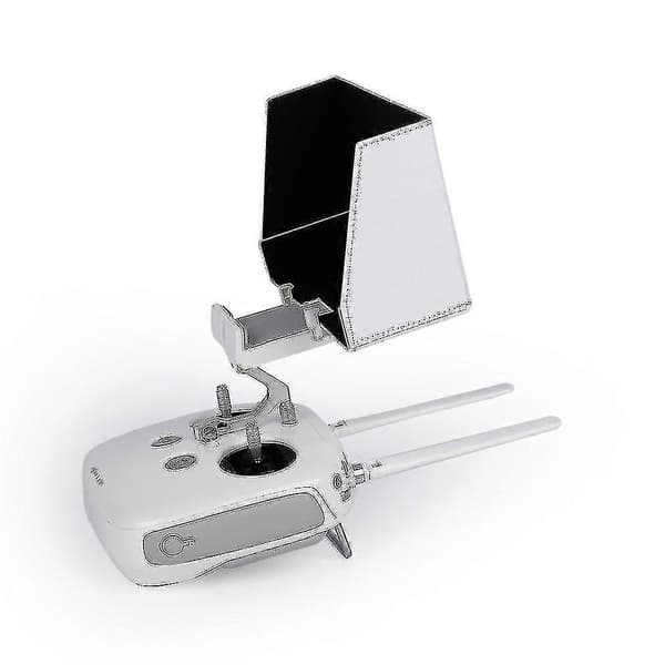 Hvit 5,5\" solskjermhette for DJI Phantom 2/3 fjernkontroll RC Quadcopter Slide