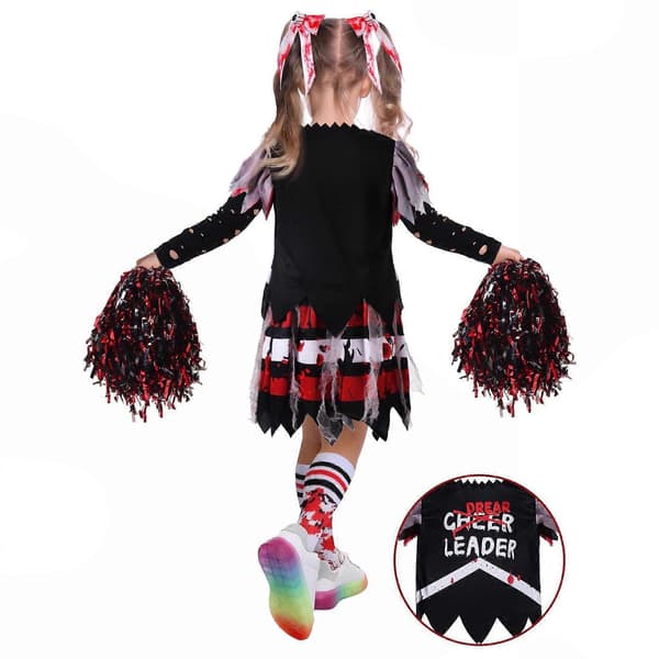 Sort blodplettet kostume til Halloween-gys og maskeradefester Black Single Clothes 150