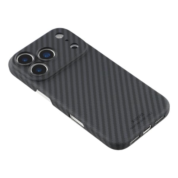 For iPhone 17 Pro Magnetisk Deksel Karbonfibertekstur Ultratynt PC Hardt Telefondeksel