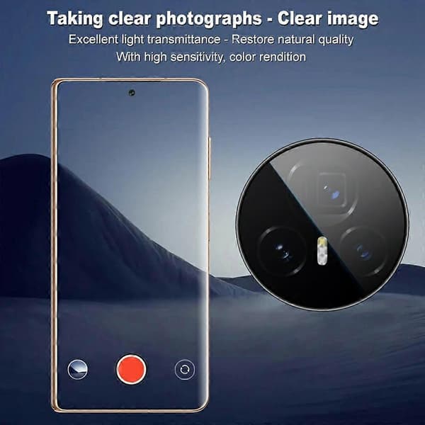 IMAK For Honor Magic V3 5G Camera Lens Protector Tempered Glass Lens Film with Self-Positioning Frame
