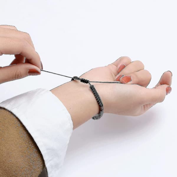 Inspirerende Morse Code Armbånd til Kvinder Julefødselsdagsgaver Jeg Er Nok
