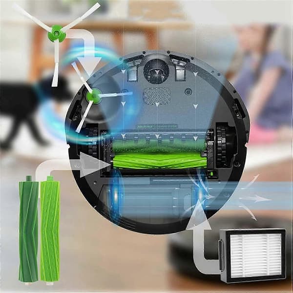 Dele til Irobot Roomba E/i/j-serien I7 I7+ I3 I3+ I4 Tilbehørssæt