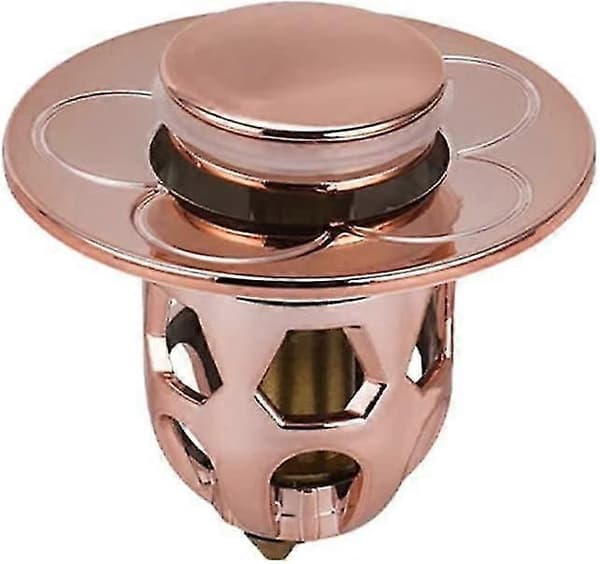 Universell avløpsplugg for vask (rose gull)