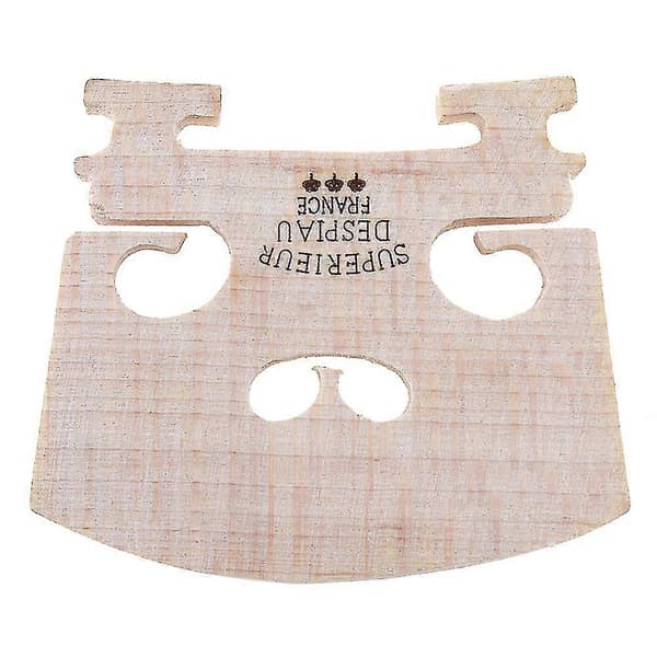Adjustable Violin Bridge in Maple, 4/4 Size Violin Fitted Bridge Parts For 4/4 Size Violin