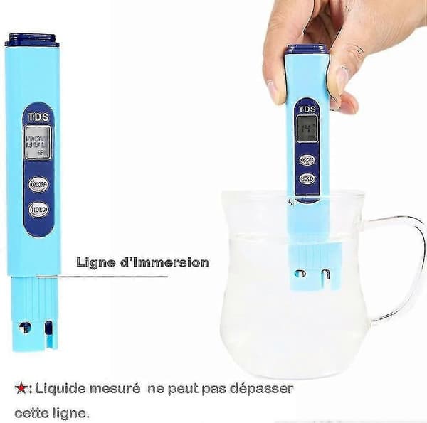 Digital LCD vannkvalitetsmåler tester profesjonell måling Pe