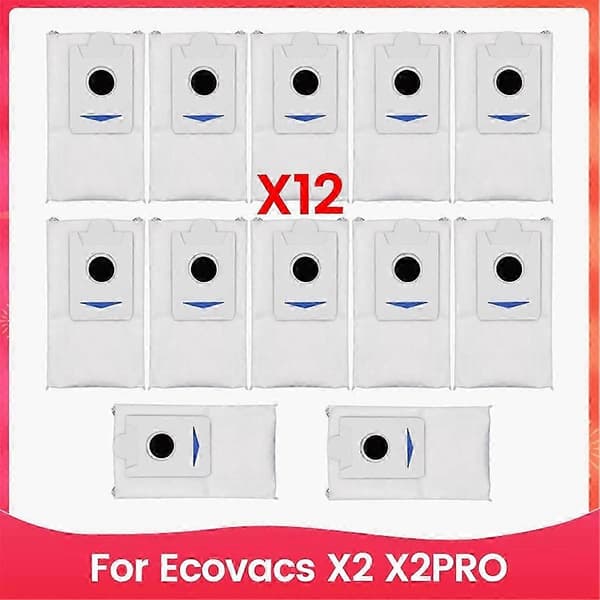 12 st Dammsugarpåsar för X2 X2pro Dammsugare