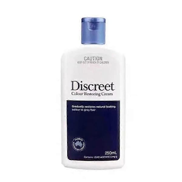 Diskret farvegenoprettende creme 250 ml grå hårbehandlingscreme hårplejeformel