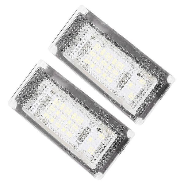 1 par 12V 18 SMD LED nummerpladelygter, der passer til Mini Cooper S R53 2001-2006 25-26