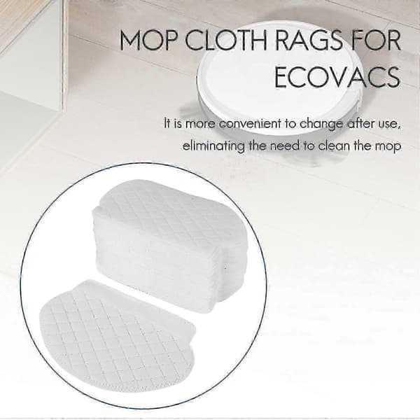 Passer for Ecovacs Deebot Ozmo 950 920 905, 40 stk. moppekluter