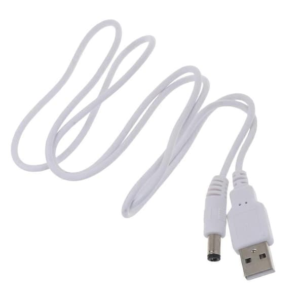 USB 2.0 A-Type Hann til 5.5 x 2.5mm DC 5V Strømpluggkontakt Ruter Høyttaler 3m