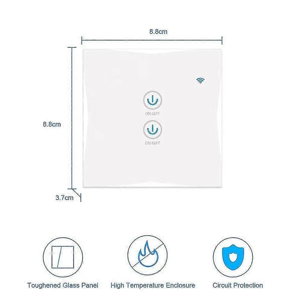 Wifi lysbryter, brukermanual (engelsk)