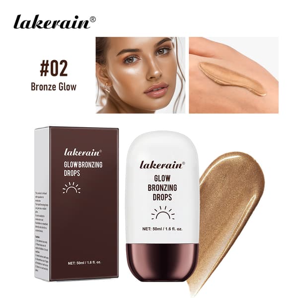 Bronzing serum, can be layered directly for a natural glow, suitable for both face and body. 2