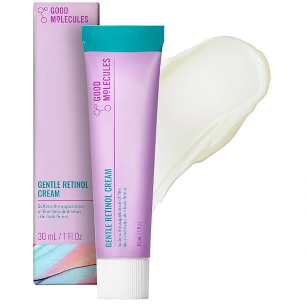Mild Retinol Ansiktskrem - Retinol Nattkrem, reduserer effektivt fine linjer og rynker, inneholder.