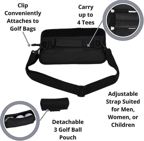 Golftaske til mænd, kvinder, børn - Golftaske med taske og stropper - Til golfspillere