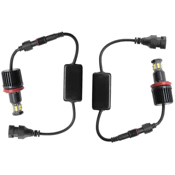 1 par 120w 12led bil Angel Eye Marker strålkastare för E82 E90 E92 E60 E61 E63 E89 X6 H8 Hög kvalitet