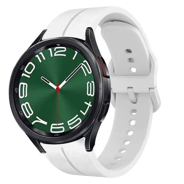Høykvalitets silikonrem til Samsung Galaxy Watch 6 Classic 47mm