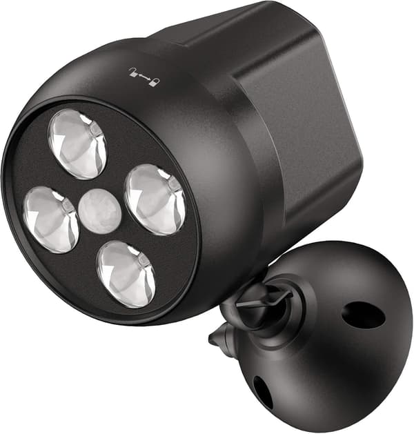 Outdoor lamp with motion sensor Waterproof, LED spotlight with wireless sensor, Outdoor security light for stairs