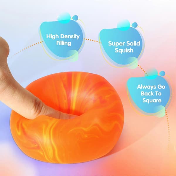 Fidgetleker Squishy Stresskube og Ballsett for Barn og Voksne Autisme Sensorisk Lindring