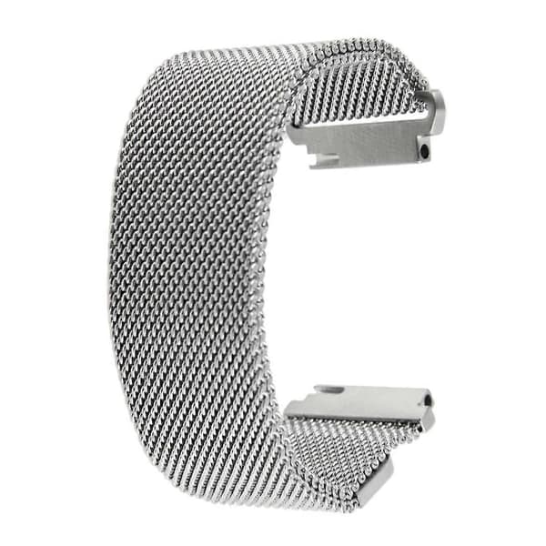 18 mm magnetisk Milanese Loop rustfrit stål magnetlås armbåndsrem til Huawei Watch Band 5 Not Specified
