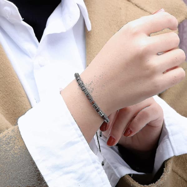 Inspirerende Morse Code Armbånd til Kvinder Julefødselsdagsgaver Jeg Er Nok
