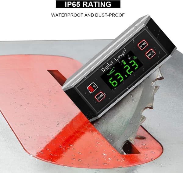 Angle Meter, Digital Protractor Inclinometer Angle Gauge, Precision Level Box for Drills, Masonry