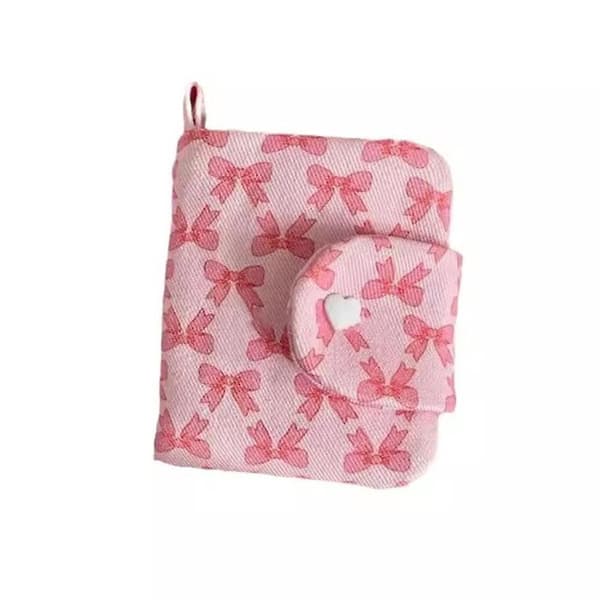 New Wallet/Card Holder with Bow, Large Capacity, Versatile and Portable Bag