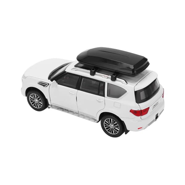 1 32 SUV Alloy Diecast Modelbil Træk tilbage legetøj med lyd og lys hvid til børn_Super gave