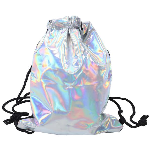 1 pc Personalized Shiny Drawstring Backpack Women Drawstring Bag Fashion Women Backpack School Bag Shoulder Bag