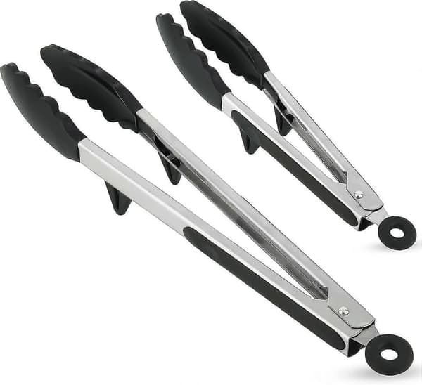 Silikoniset keittiöpihdit grillaukseen, 2 kpl Smithcraft 18/8