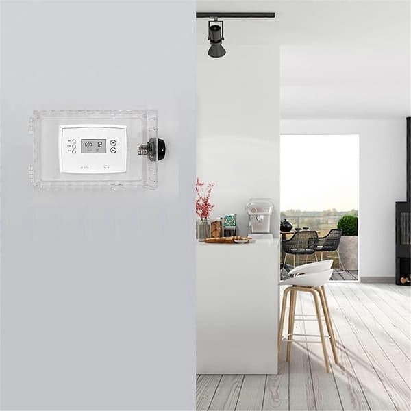 Termostat Skydd Luftkonditionering Termostat Låsbox Termostat Skydd Låsbar Luftkonditionering Kontrollpanel Skydd