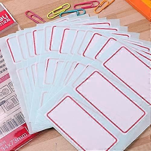 Filsetiketter, Mappetiketter, Burkar, Flaskor, Matbehållare, Läsanvisningar, Mappar (1-pack)