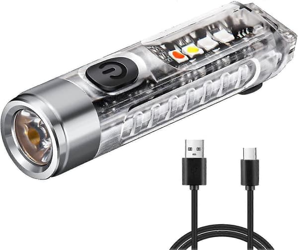 S11 Pieni Mini Tehokas Avaimenperä Taskulamppu Led Ladattavat Taskulamput Ip65-
