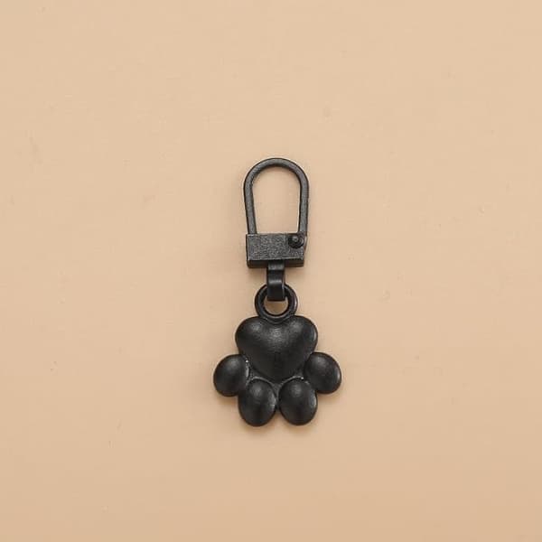 5 Pcs Dog Paw Zipper Pulls, Charms Zipper Pull Replacement Dog Footprint Keychain Zipper Tab Replacement Zipper Pull Charms
