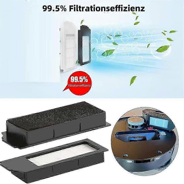 Tilbehør til DEEBOT X1 Omni, X1E Omni, reservedele til Deebot X1 Turbo støvsuger