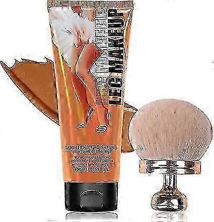 Benmakeupkräm & Borstset, Kroppstäckande Perfektor, Hudtonsperfektor för Ben, Tatueringstäckande Makeup (K3)