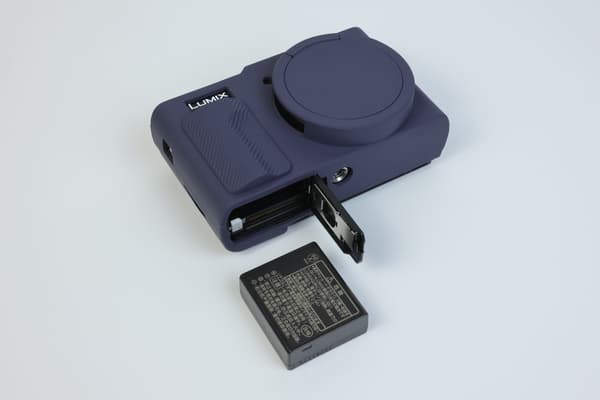 Panasonic Lumix TZ99 Silicone Protective Case - Shockproof, Ultra-thin, Durable, Soft Navy blue