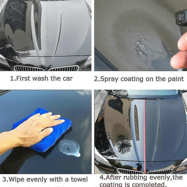 500ml Shine Armor Ceramic Spray Car Polish Top Coat Quick Nano Coating