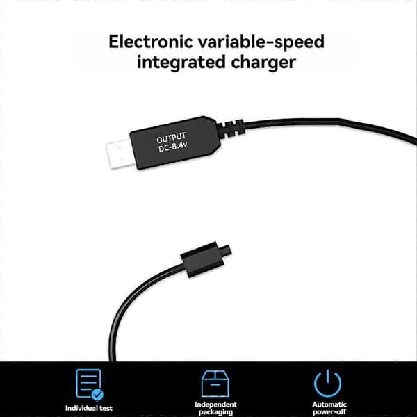 Ladepluggdesign med variabel hastighet for Di2 landeveissykkel batterilader ladekabel