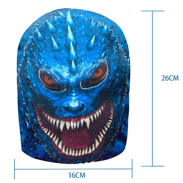 Godzilla børne-dinosaur-monster-kostume til drenge, blå blue 110