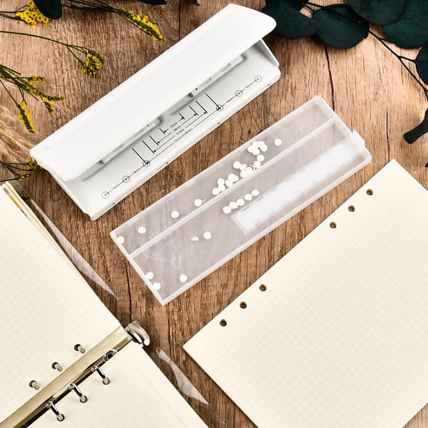 Adjustable Small Hole Puncher 6 Hole Punchers, Capacity 6 Sheets/70g