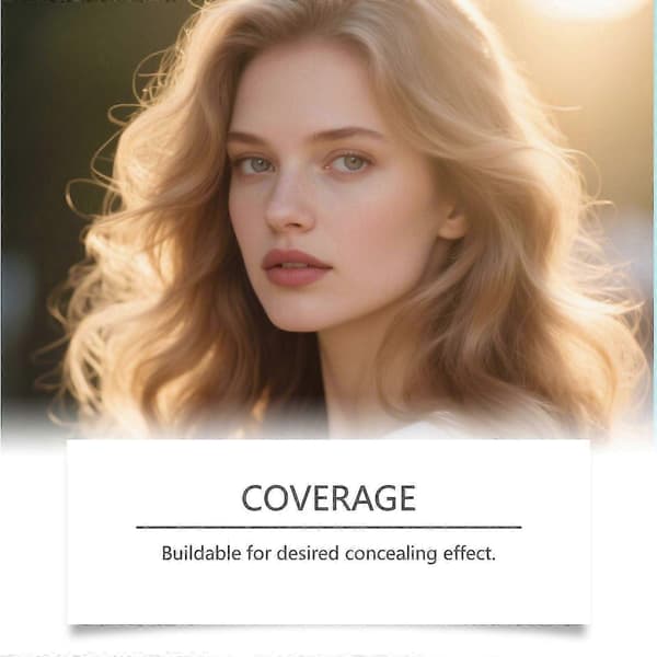 Flawless Colour Changing Foundation Concealer Cream - Smooth and Illuminated - Natural Finish - Intense Coverage - Long-lasting Smoothing Effect 3pcs