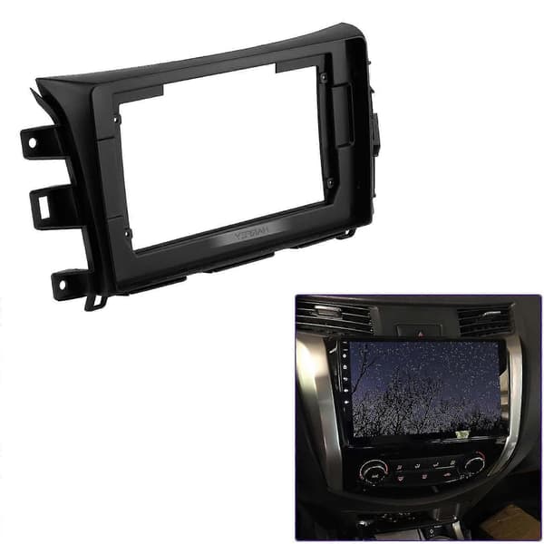 Bilstereofäste för Nissan Navara 2014-2015 DVD-ramplatta trimkit
