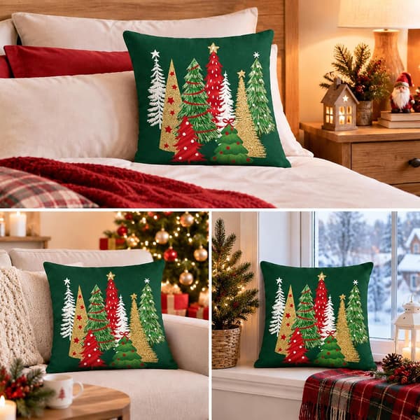 Julörngott 50 x 50 cm 2-pack, julgransörngott Grön
