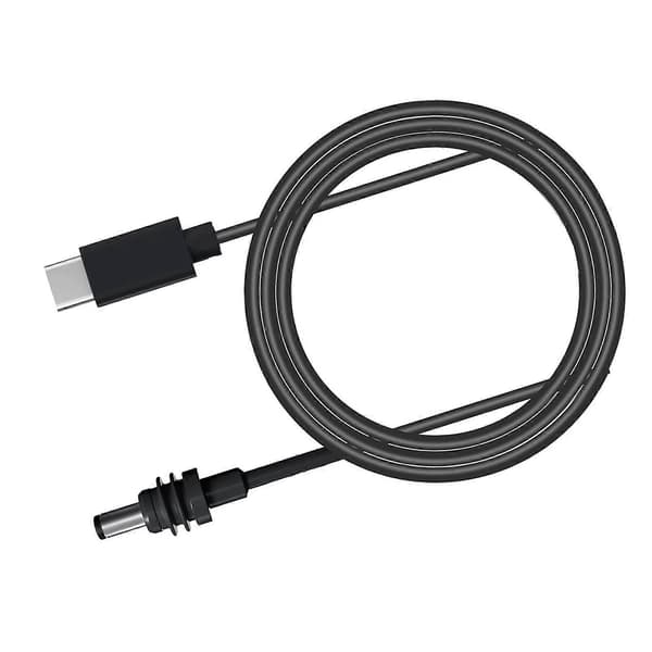 10m USB-C til DC-strømkabel, IP68 vandtæt, 18AWG, gummi, kobber, Type C til DC, til Mini Dish