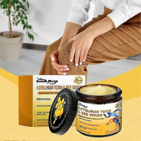 Best Bee Venom Cream for Arthritis Pain Improves Joint Mobility and Flexibility for Increased Range of Motion. Deep Relaxation (1 pc)